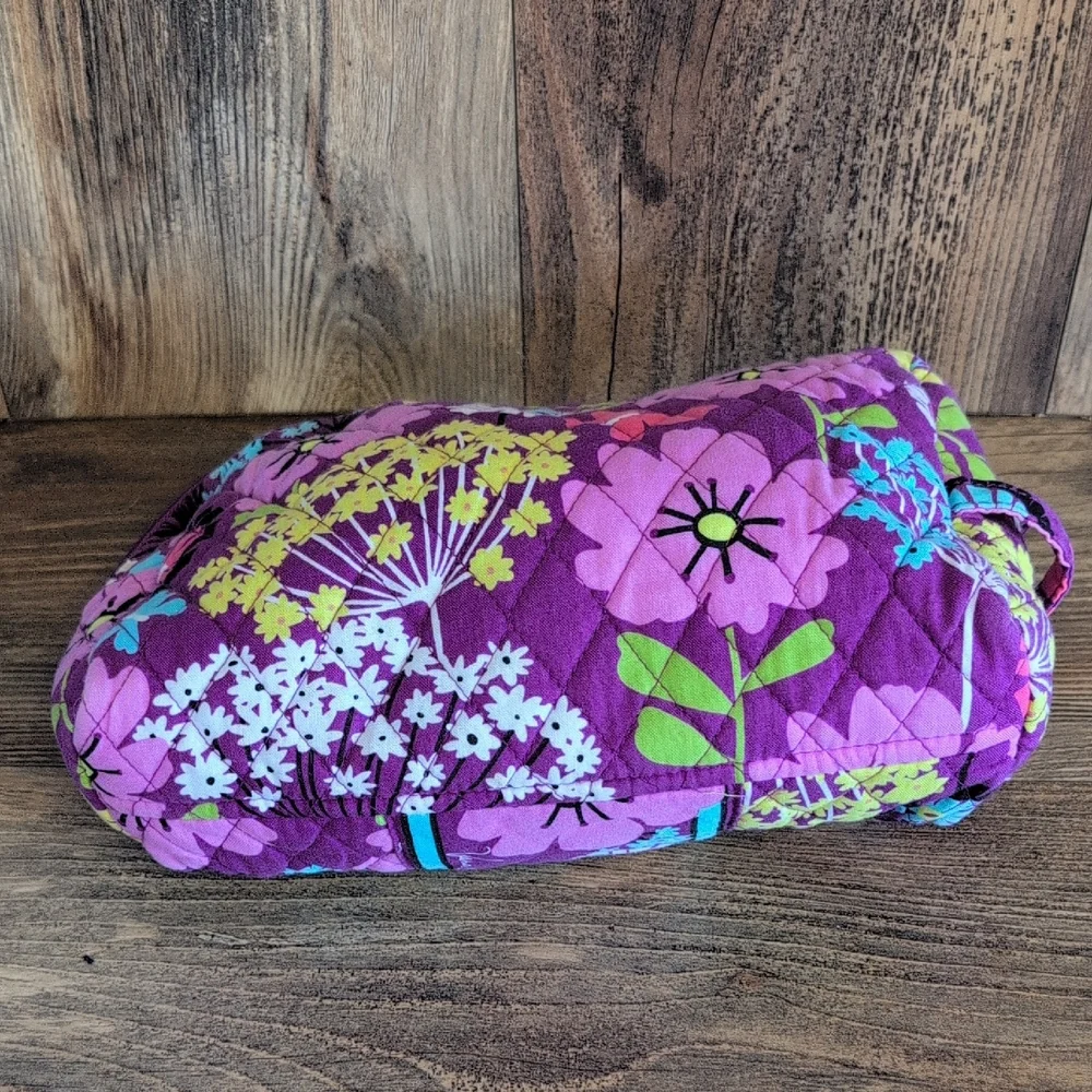 Vera Bradley Flutterby Retired Lined Costmetic Make Up Travel Bag          M546